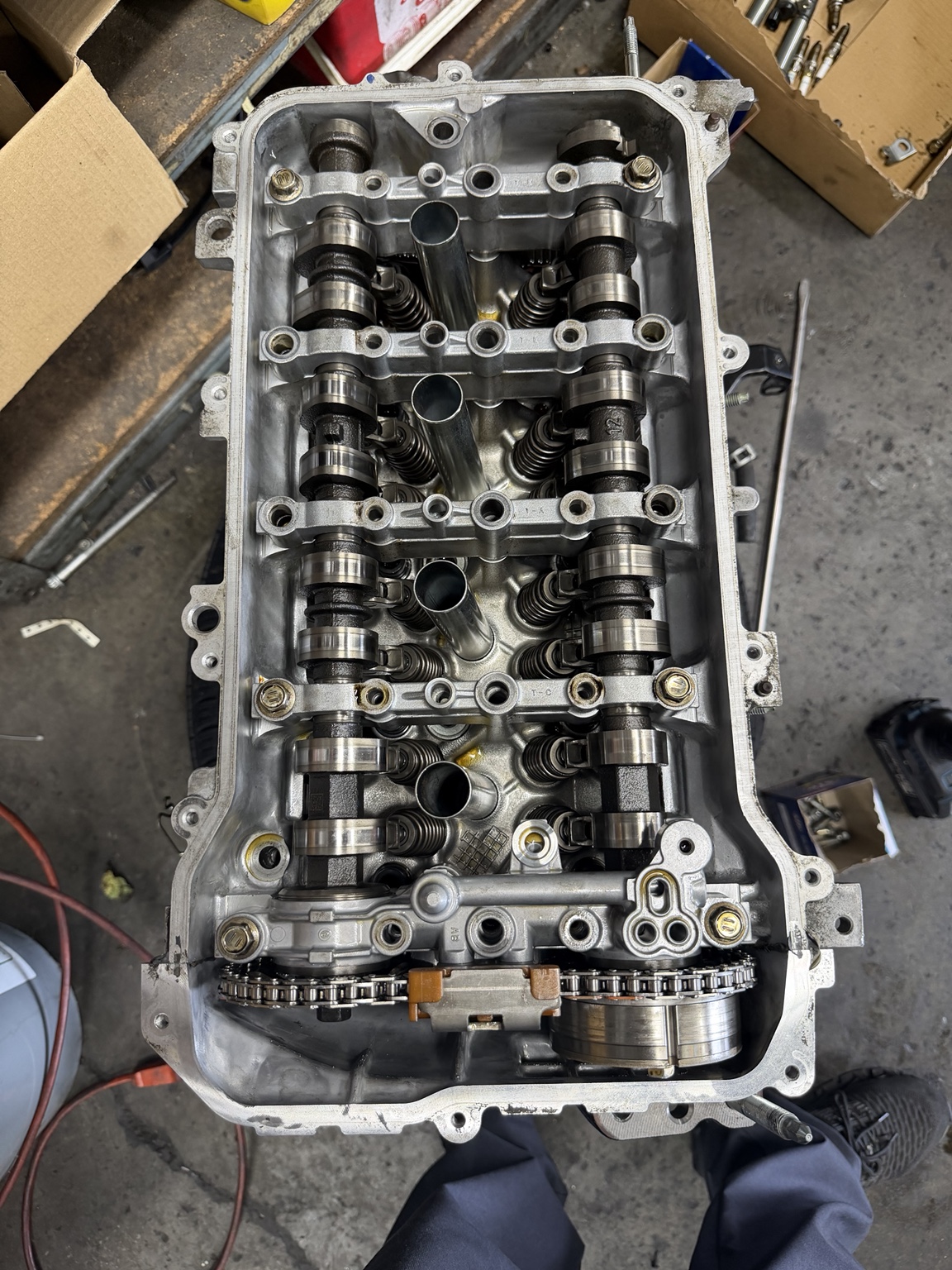 Internal engine work at Autotek Tire and Service in Kent